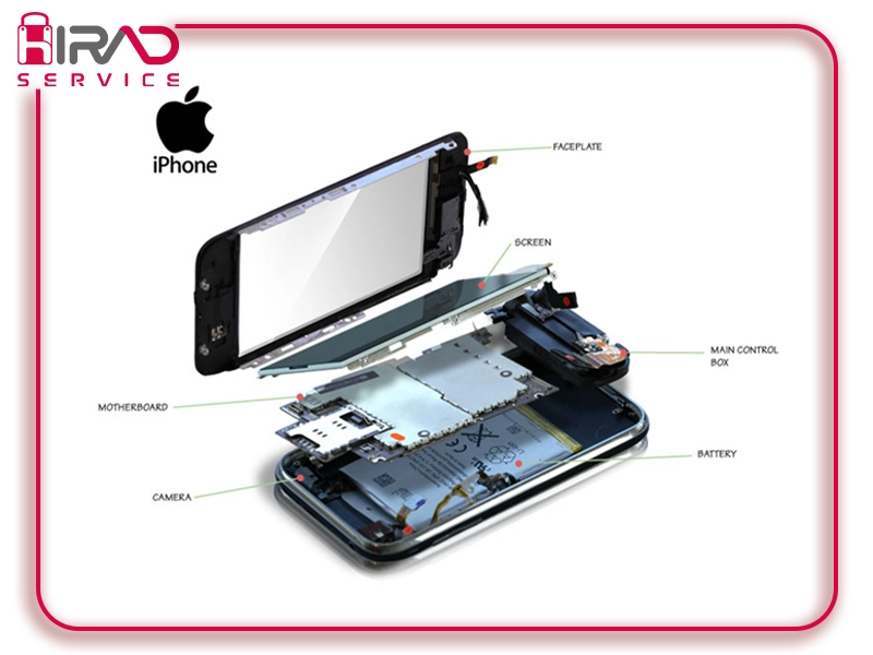 تولیدات قطعات آیفون 