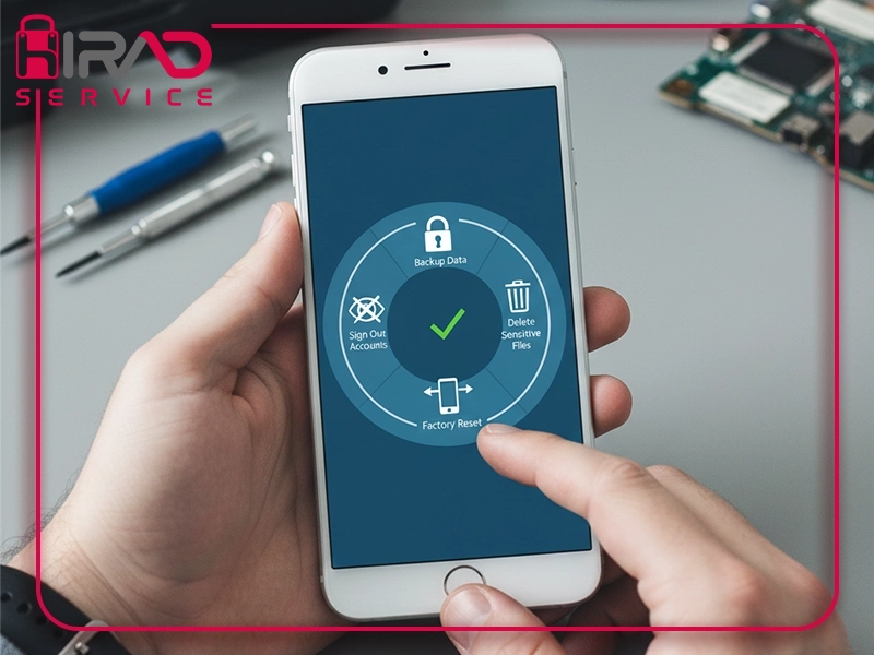 حفظ امنیت قبل از تحویل گوشی به تعمیرکار