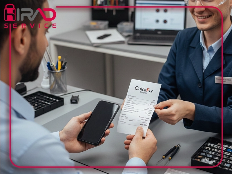 راهنمای تحویل گوشی به تعمیرکار